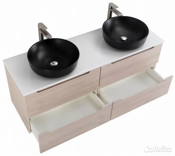 Мебель для ванной BelBagno Etna-1400-2-S Rovere Grigio