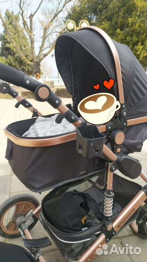 Коляска 2 в 1 wisesonle