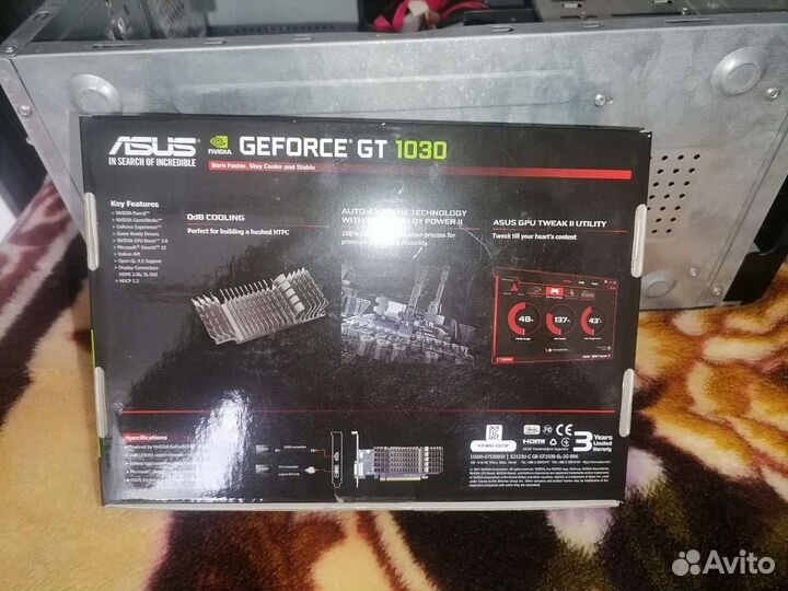 Видеокарта nvidia geforce 1030 gt ddr5