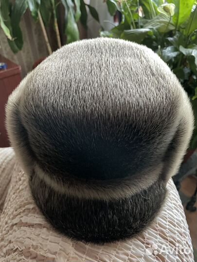 Мужская шапка из меха нерпы 56
