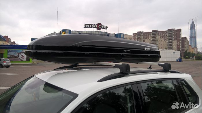 Автобокс ED Магнум 330 л на Renault Logan