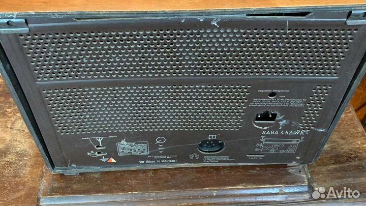 Ламповый радиоприёмник Saba S 457 WK