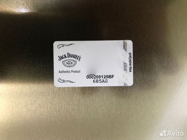 Винтажная табличка Jack Daniels Whiskey