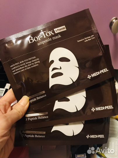 Тканевая маска с пептидами эффект ботокс Medi-Peel