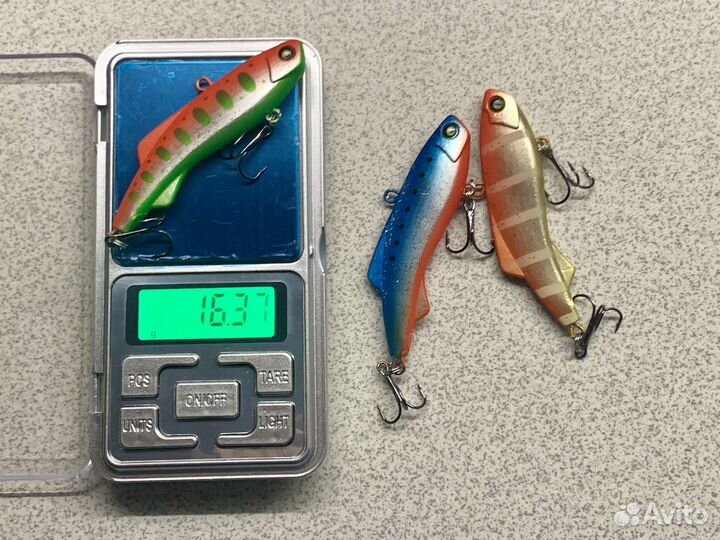 Раттлины набор на судака / щуку 73 мм 16 гр