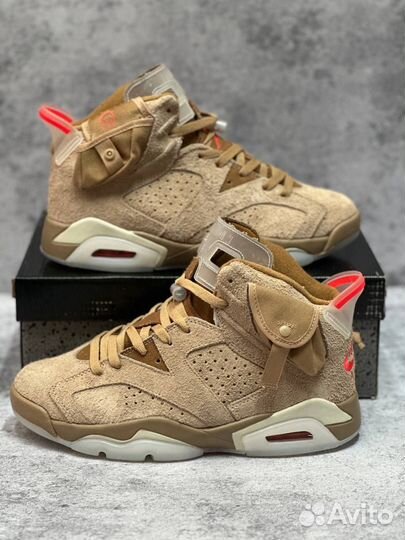 Кроссовки Nike Air Jordan 6 Low travis Scott (42)