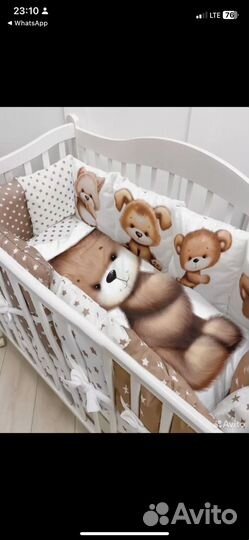 Бортики в кроватку