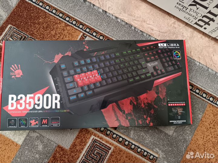 Клавиатура a4tech bloody B3590R