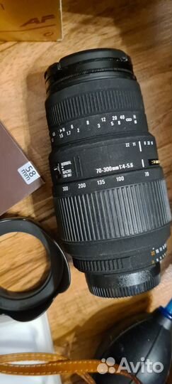 Зеркальный фотоаппарат nikon d5300 с комплектом об