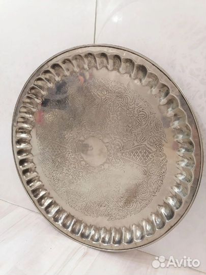 Винтажный кофейный комплект, глубокое серебрение