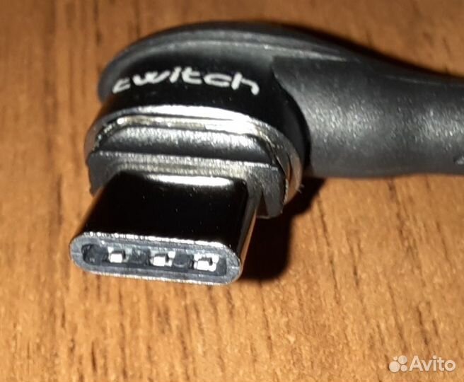 Магнитный г-образный кабель Type-C usb