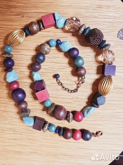 Бусы бохо 62 см