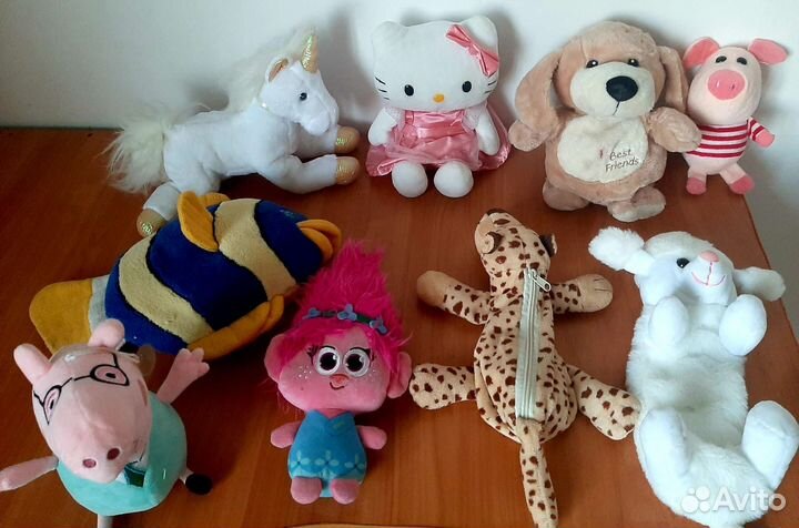 Мягкие игрушки очень много