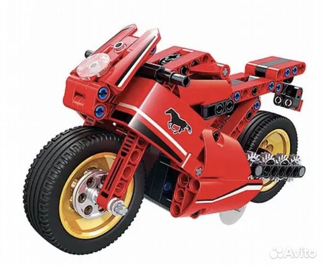 Конструктор мотоцикл с инерционным механизмом