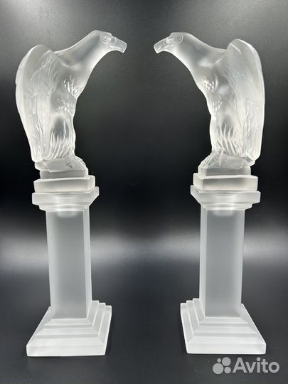 Хрустальные статуэтки Орлы, Чехия, 1930-1932 год