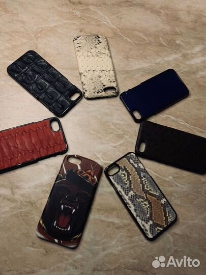 Чехол для iPhone из кожи питона, крокодила