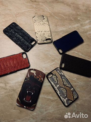 Чехол для iPhone из кожи питона, крокодила