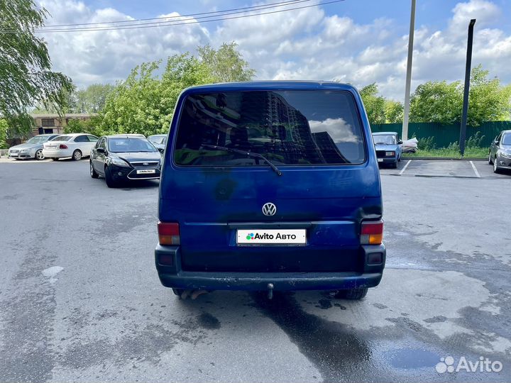 Volkswagen Transporter 2.4 МТ, 1998, 235 000 км