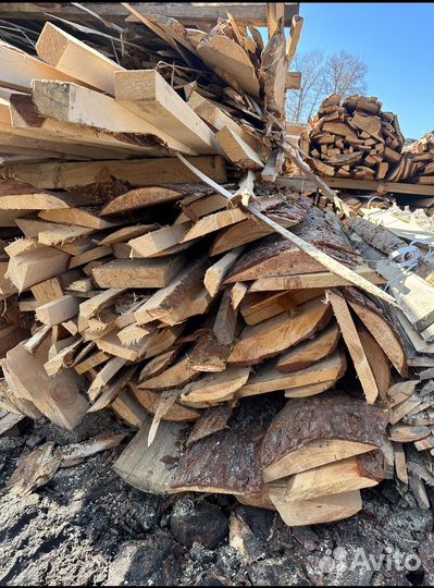 Дрова горбыль срезка