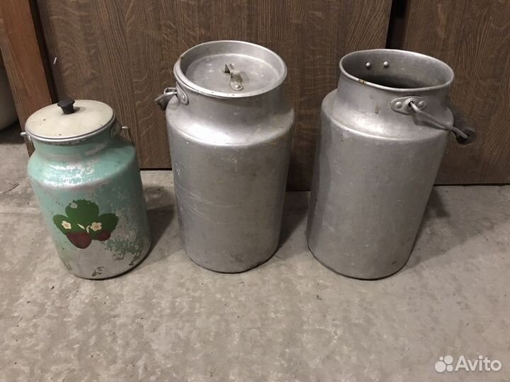 Бидон и тазики алюминиевые