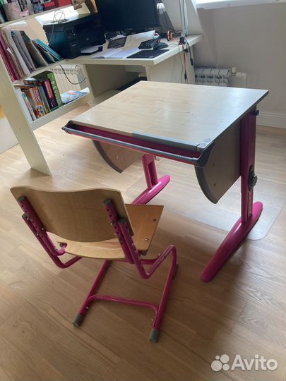 Стол+стул растущая мебель