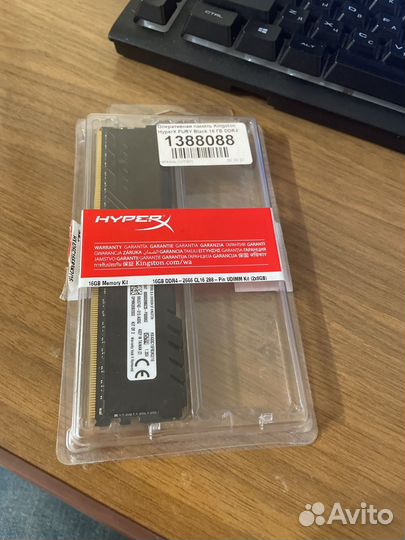 Оперативная память hyperx ddr4 8gb