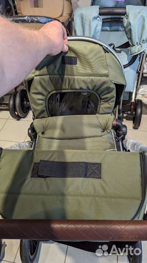 Коляска 2в1 Sweet Baby Amare Olive трансформер