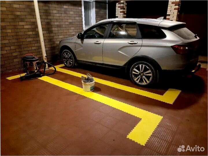 Плитка пвх для гаража