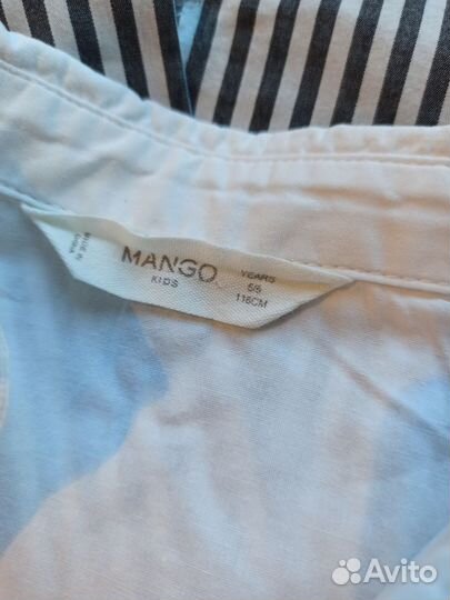 Рубашки для девочки Zara и Mango 110