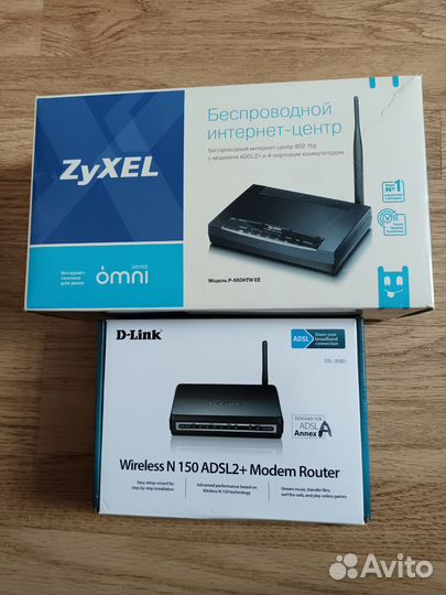 Роутер D-Link и Интернет-центр Zyxel
