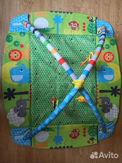 Развивающий коврик с бортиками