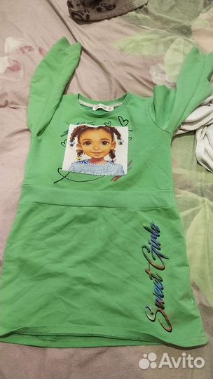 Детские вещи пакетом для девочек 5 -8 лет