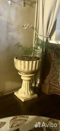 2 шт больших напольных горшков с цветами