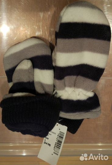 Новые варежки флис Children Place США unisex р.2-4