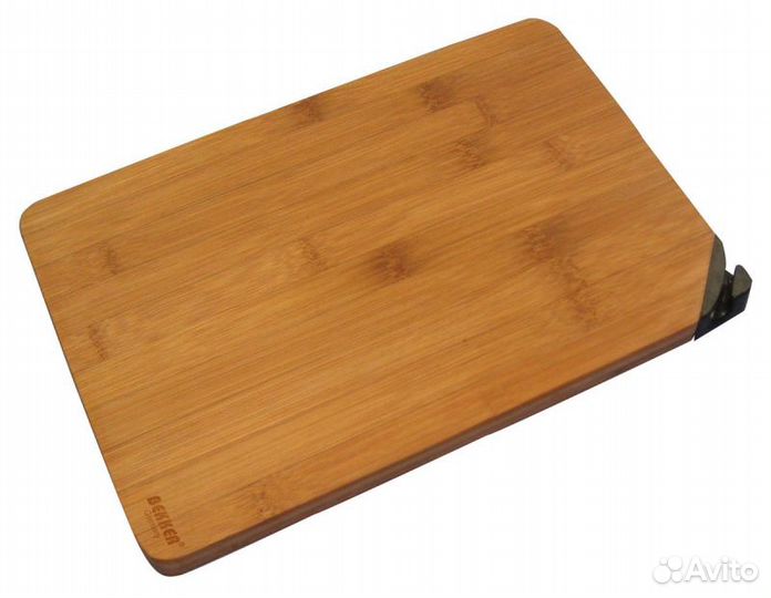 Бамбуковая разделочная доска 40*30*1,8 с черной ру