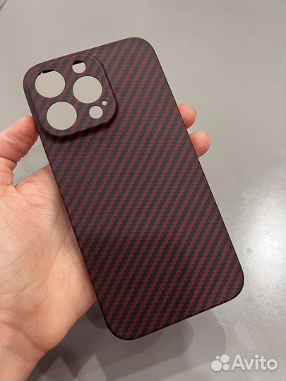Чехол carbon iPhone 13 pro (углеродное волокно)