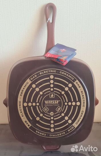 Чугунная сковорода с антикоррозийнным покрытием