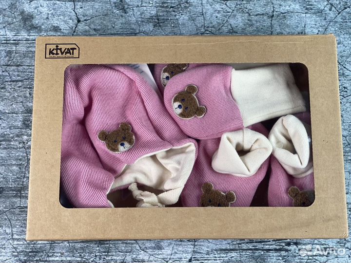 Наборчики kivat шерстяные, 0-6мес