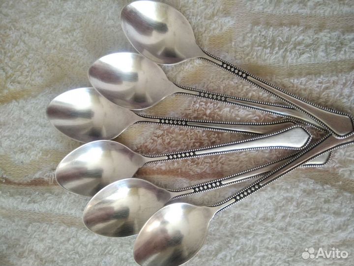 Мельхиоровые чайные ложки СССР