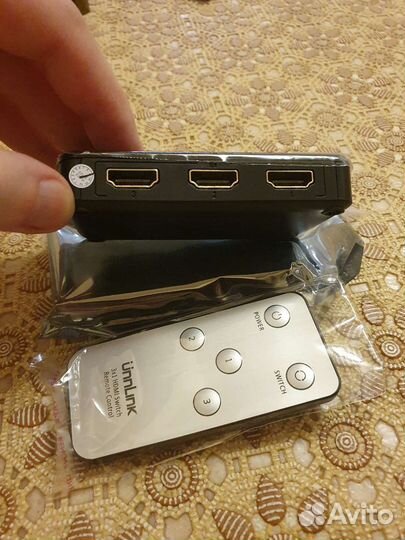 Разветвитель hdmi 2.0 сплиттер UnnLink