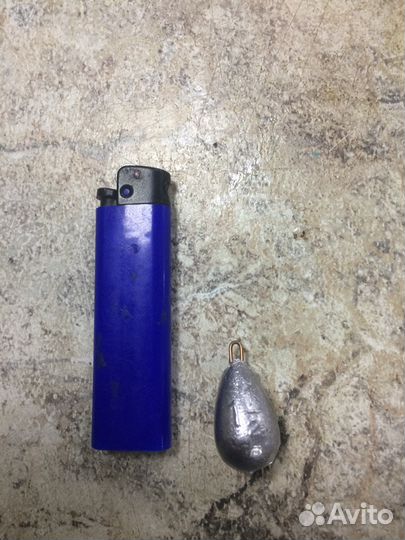 Груз капля рыболовный