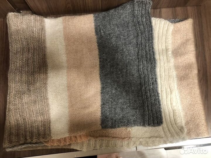 Шапка с шарфом женская