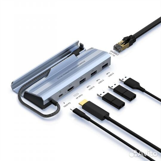 6-in-1 Подставка для Steam Deck Dock, Кронштейн