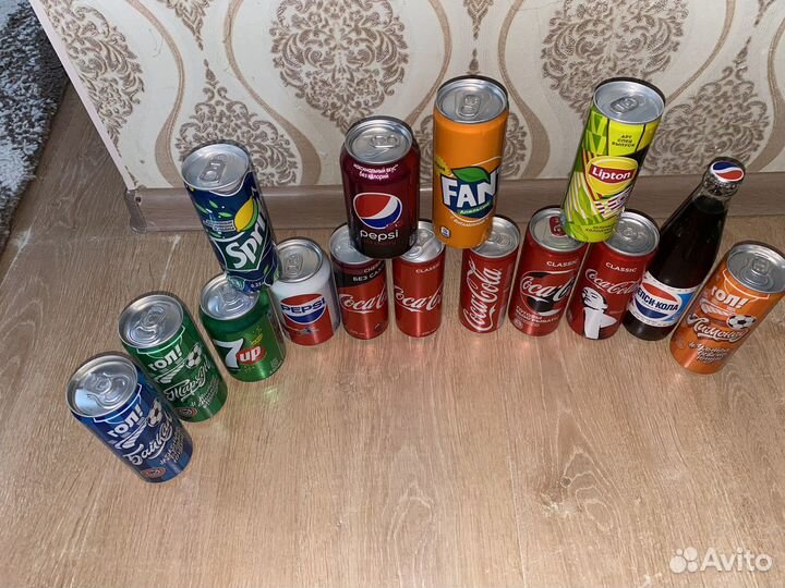 Коллекция банок с напитками 2017-2020