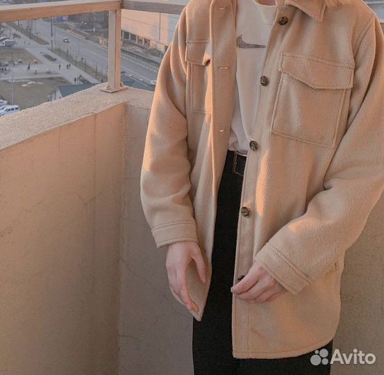 Пальто рубашка hm