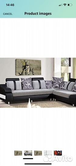 Постер Бэнкси на холсте