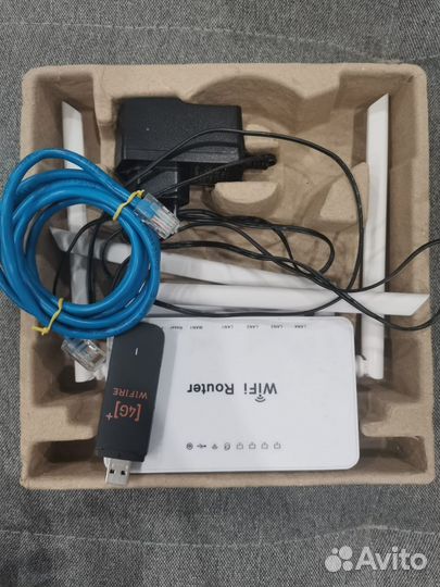 Комплект интернета (Wifi роутер + 4G/LTE модем)