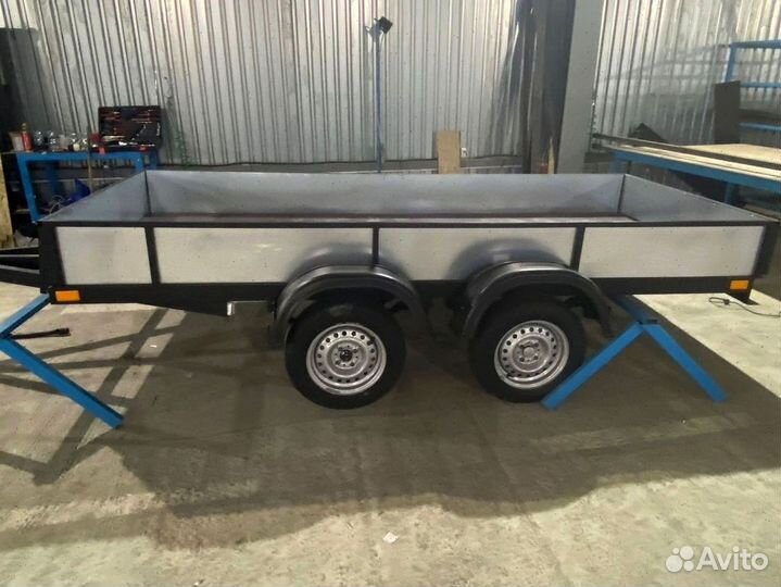 Прицеп двухосный 2.5х1.5 бортовой усиленный