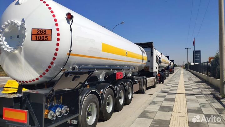 Полуприцеп газовоз Dogan Yildiz DY4 43 м3, 2024