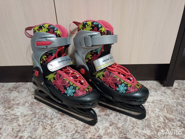 Коньки раздвижные 30-33